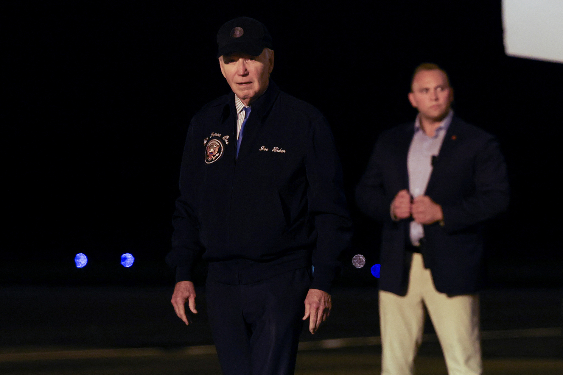 Tổng thống Mỹ Joe Biden tại Căn cứ kh&ocirc;ng qu&acirc;n Dover tại bang Delaware h&ocirc;m 17-7.Ảnh: Reuters