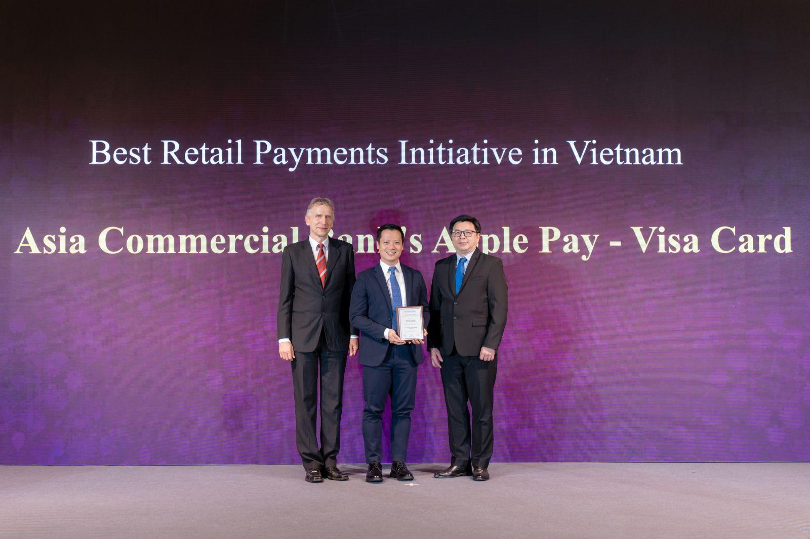 ACB nhận giải thưởng ng&acirc;n h&agrave;ng ứng dụng c&ocirc;ng nghệ thanh to&aacute;n Apple Pay tốt nhất- Ảnh 2.