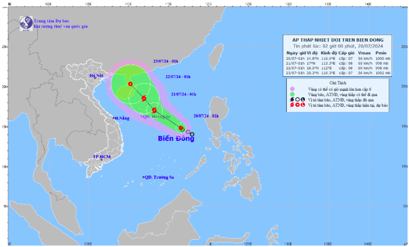 H&ocirc;m nay 20-7, dự b&aacute;o TP HCM v&agrave; Nam Bộ c&oacute; mưa to đến rất to- Ảnh 2.
