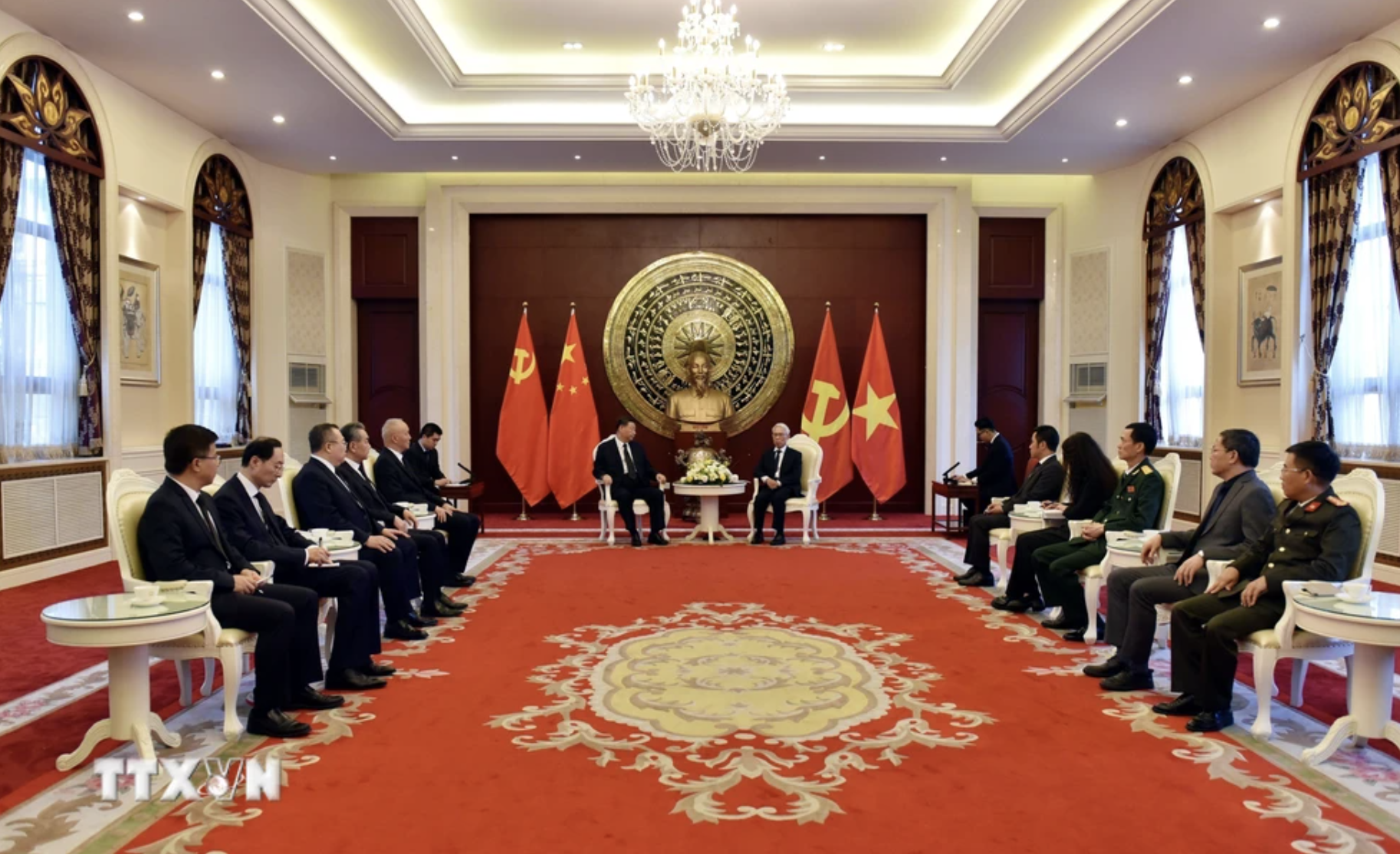 Tổng B&iacute; thư, Chủ tịch Trung Quốc Tập Cận B&igrave;nh viếng Tổng B&iacute; thư Nguyễn Ph&uacute; Trọng- Ảnh 10.