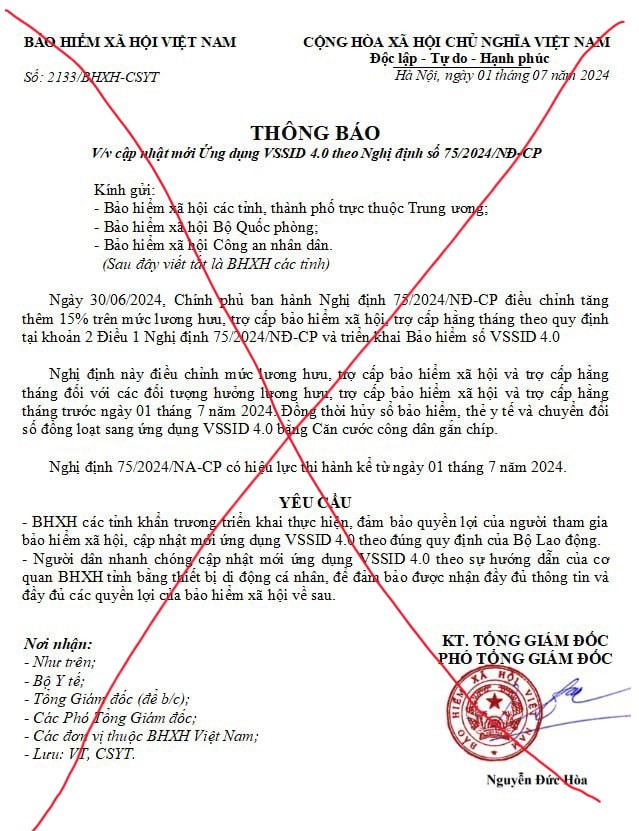 T&aacute;i diễn thủ đoạn lừa đảo cập nhật th&ocirc;ng tin tr&ecirc;n VssID- Ảnh 1.