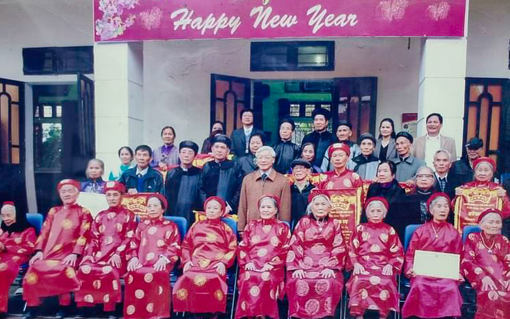 H&igrave;nh ảnh những hoạt động của Tổng B&iacute; thư Nguyễn Ph&uacute; Trọng tại qu&ecirc; nh&agrave;- Ảnh 13.