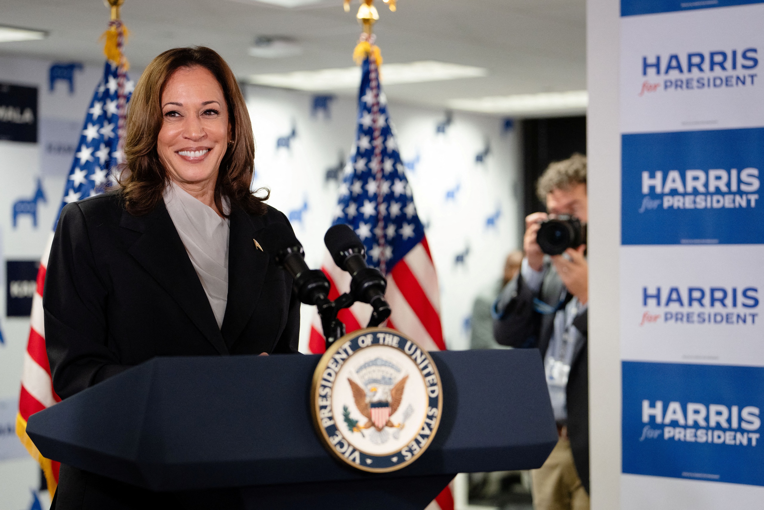 B&agrave; Kamala Harris tiết lộ chiến lược đặc biệt để đối đầu &ocirc;ng Donald Trump- Ảnh 1.