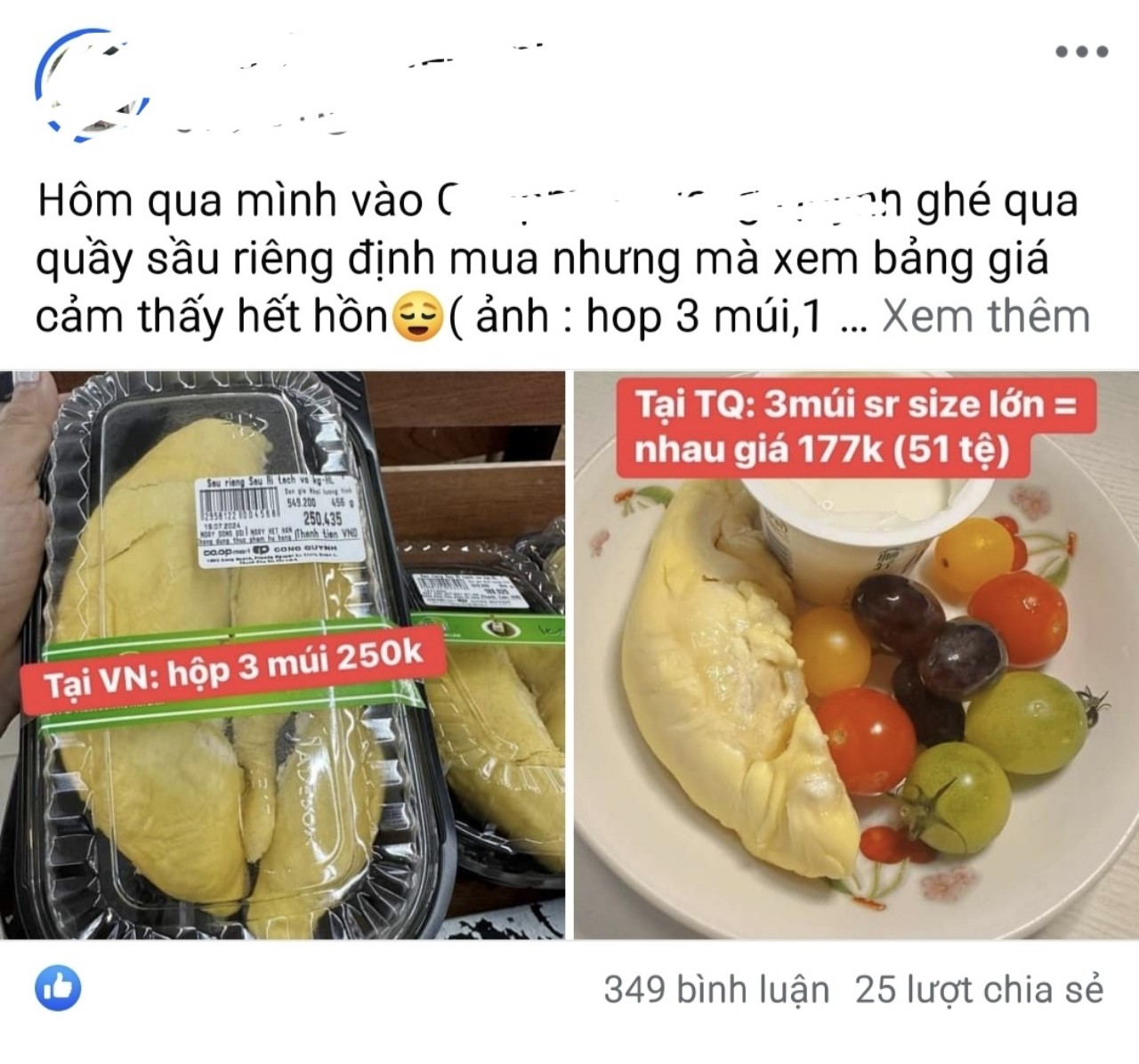 "Hết hồn" với gi&aacute; 1 m&uacute;i sầu ri&ecirc;ng hơn 200.000 đồng ở si&ecirc;u thị- Ảnh 1.