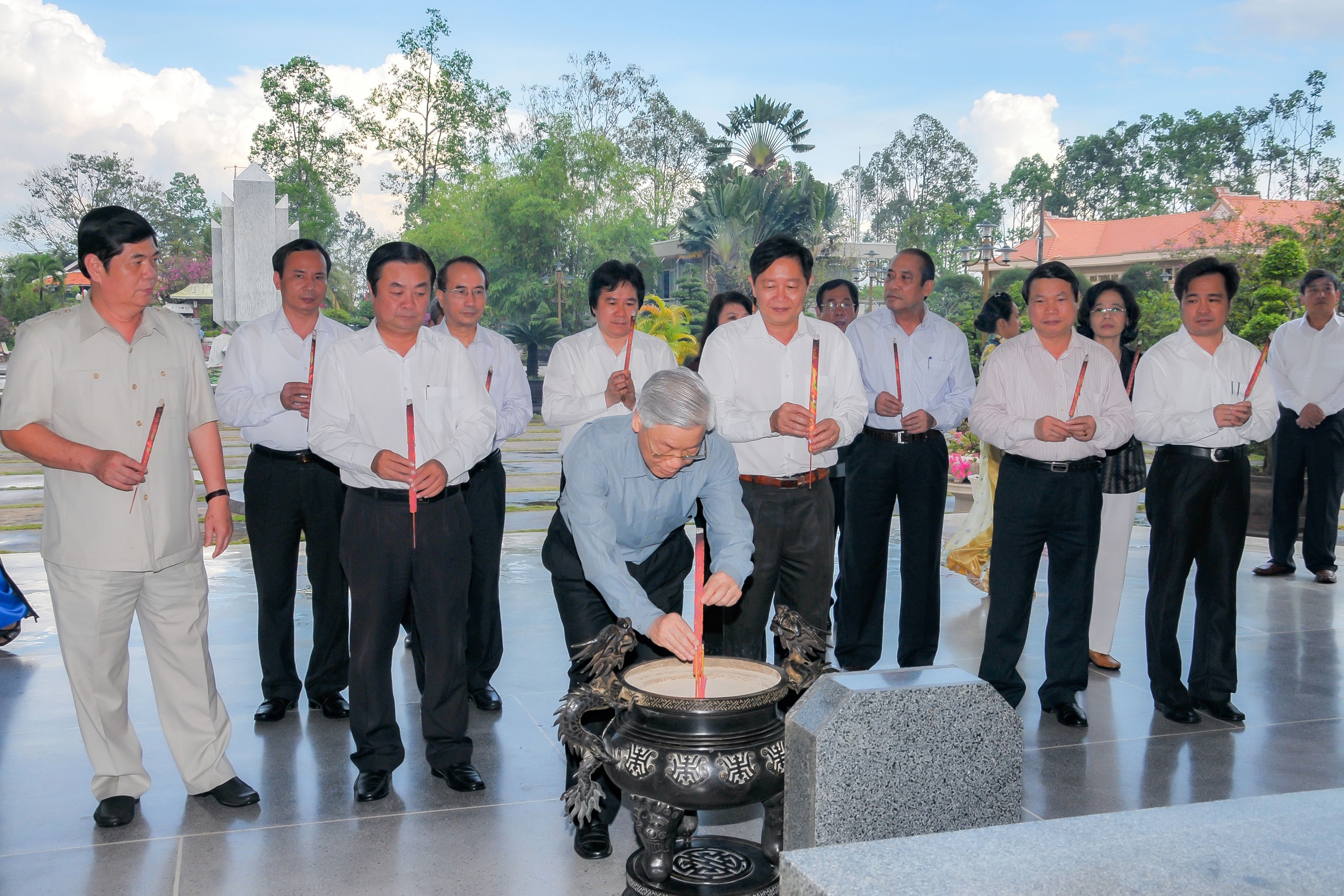Dấu ấn Tổng Bí thư Nguyễn Phú Trọng trên quê hương Đồng Tháp- Ảnh 1.