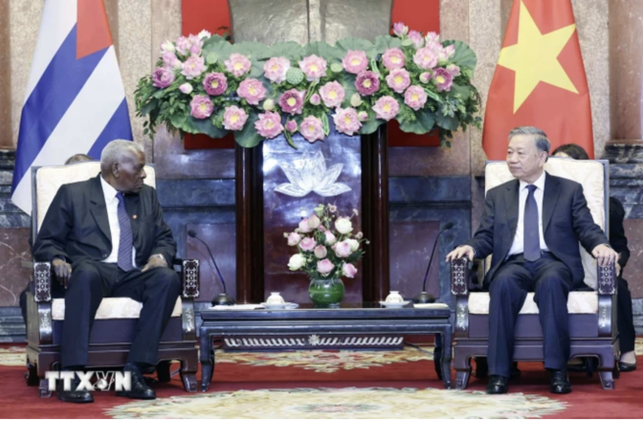Chủ tịch nước T&ocirc; L&acirc;m tiếp Chủ tịch Quốc hội Cuba sang dự lễ tang Tổng B&iacute; thư Nguyễn Ph&uacute; Trọng- Ảnh 4.
