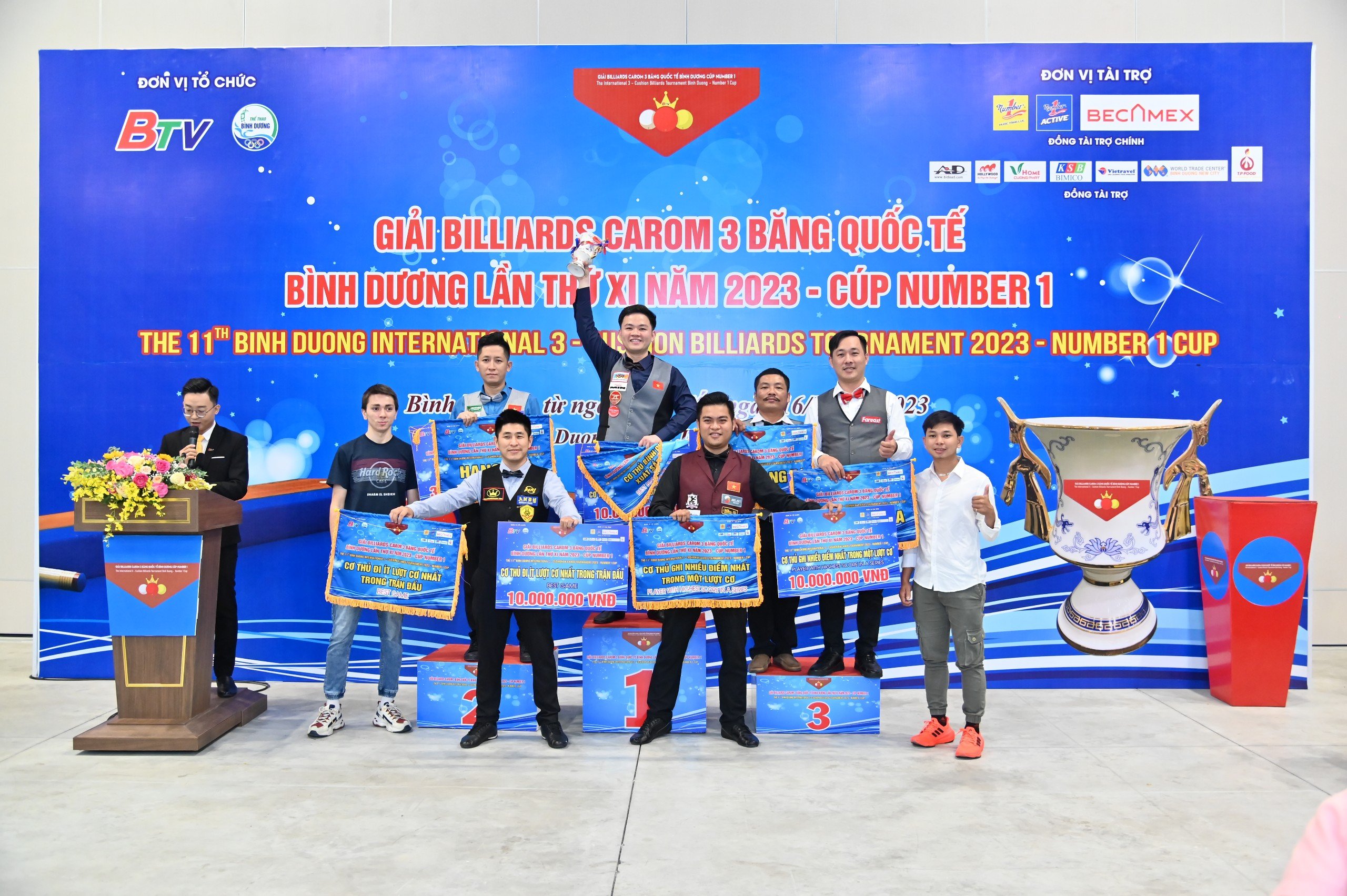 D&agrave;n hảo thủ hội ngộ tại Giải Billiards carom 3 băng quốc tế B&igrave;nh Dương- Ảnh 4.