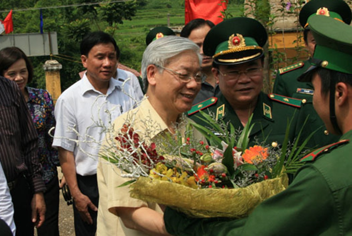 Hình ảnh Tổng Bí thư Nguyễn Phú Trọng gần gũi, bình dị trong những lần về thăm Thanh Hóa- Ảnh 9.