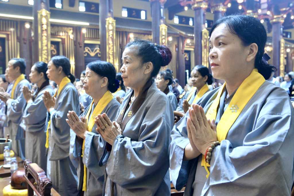 Lễ tưởng niệm Tổng Bí thư Nguyễn Phú Trọng tại Yên Tử- Ảnh 4.
