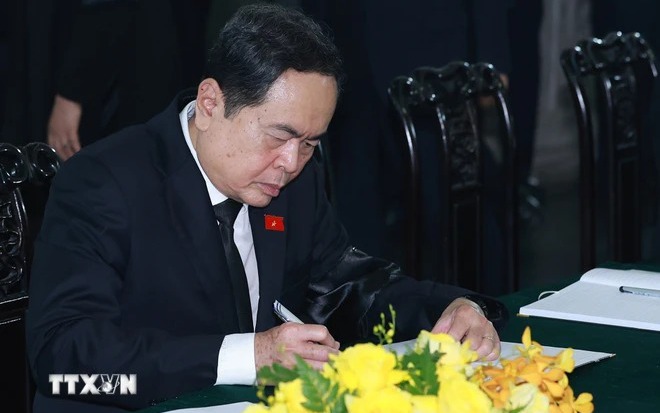 Chủ tịch Quốc hội Trần Thanh Mẫn: Tổng Bí thư Nguyễn Phú Trọng là người cộng sản kiên trung, mẫu mực