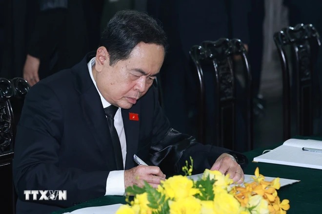 Chủ tịch Quốc hội Trần Thanh Mẫn: Tổng Bí thư Nguyễn Phú Trọng là người cộng sản kiên trung, mẫu mực- Ảnh 1.