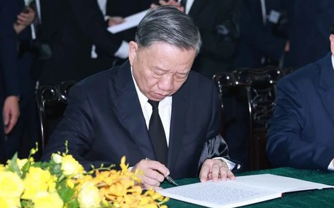 Chủ tịch nước Tô Lâm: Tổng Bí thư Nguyễn Phú Trọng mãi mãi lưu danh trong lịch sử hào hùng của dân tộc
