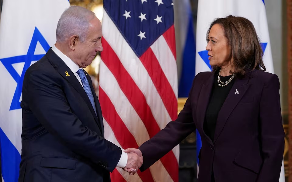 Ph&oacute; Tổng thống Harris g&acirc;y sức &eacute;p mạnh với thủ tướng Israel- Ảnh 1.