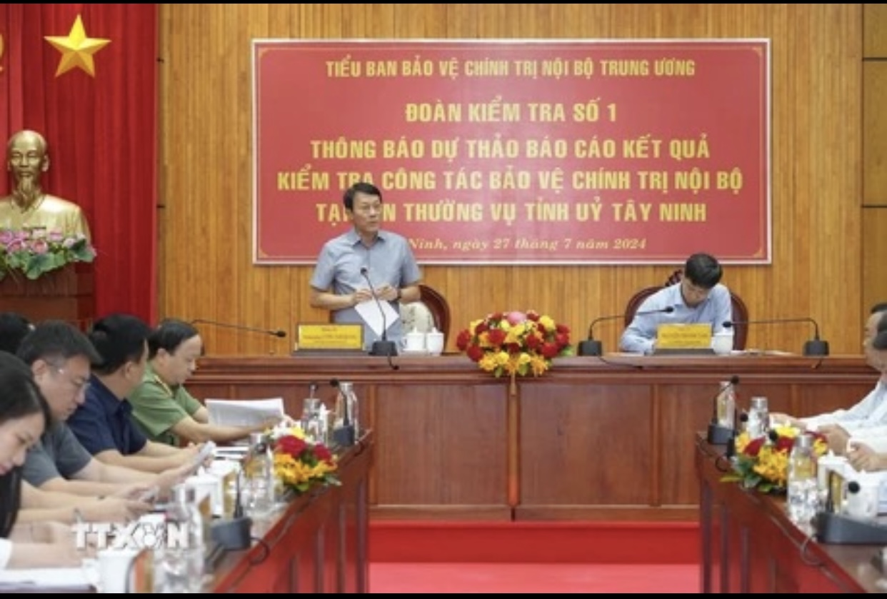 Bộ trưởng Bộ C&ocirc;ng an Lương Tam Quang l&agrave;m việc tại tỉnh T&acirc;y Ninh - Ảnh 1.
