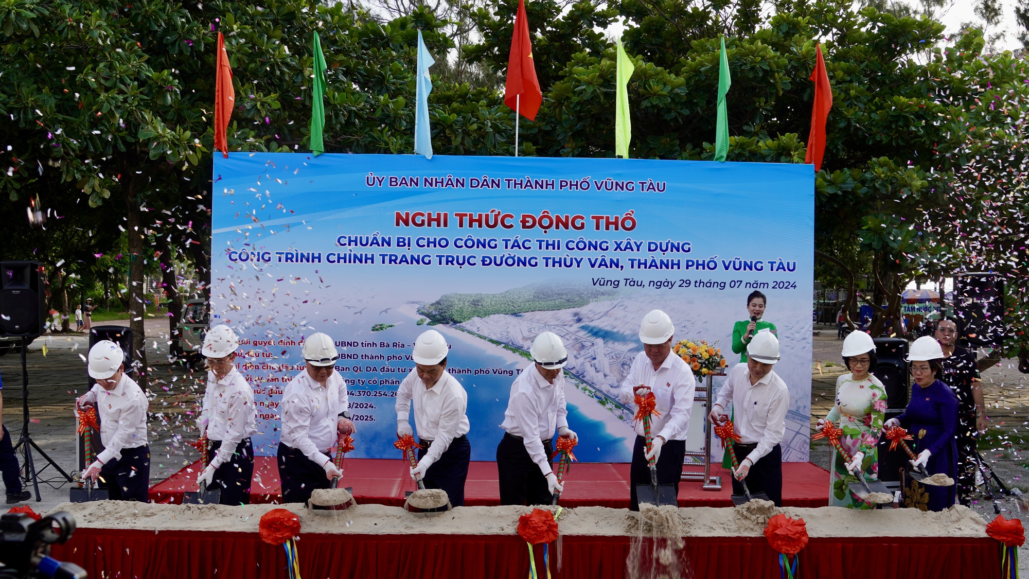 Động thổ dự &aacute;n ng&agrave;n tỉ chỉnh trang B&atilde;i Sau, TP Vũng T&agrave;u- Ảnh 1.