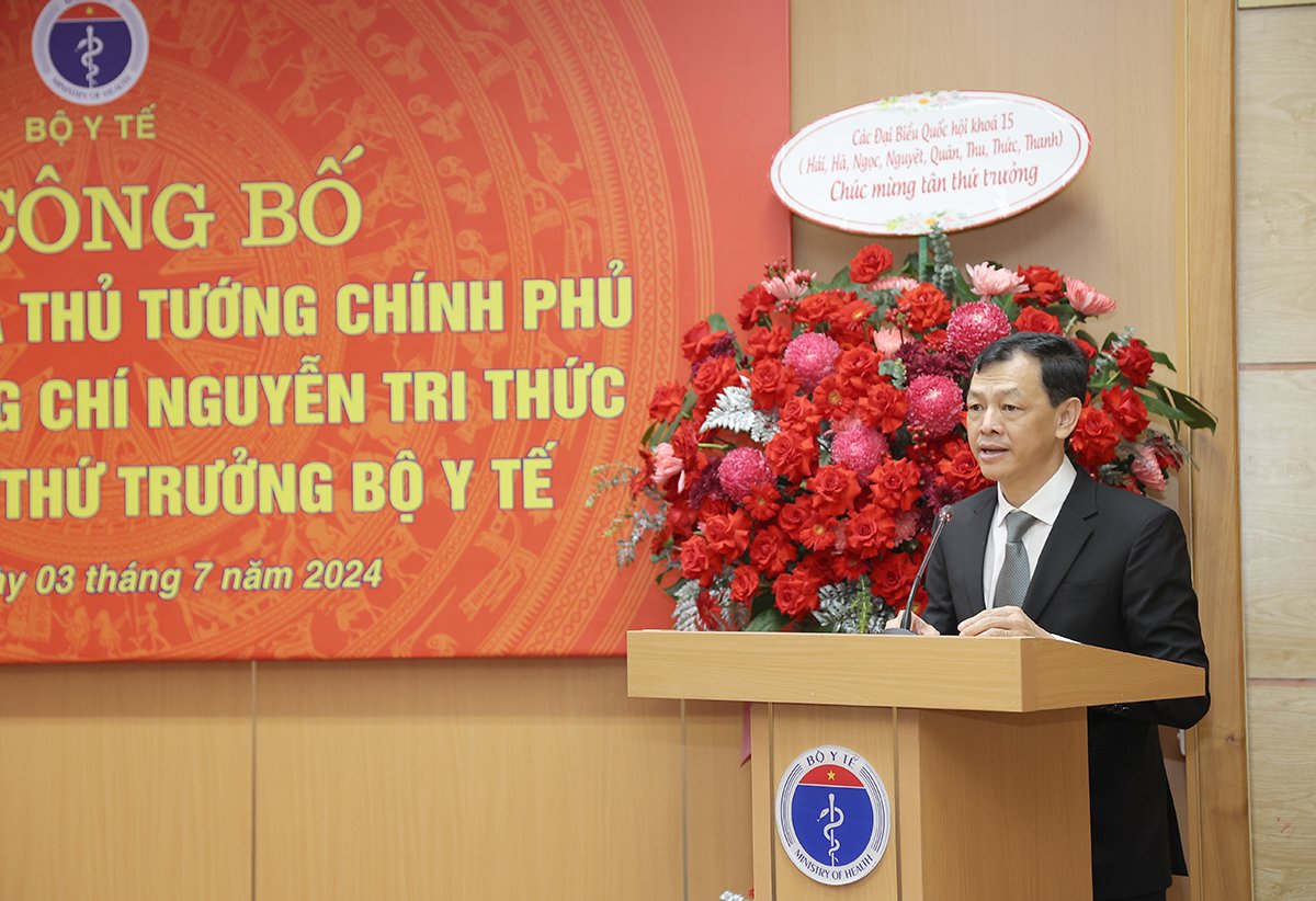 T&acirc;n Thứ trưởng Nguyễn Tri Thức n&oacute;i g&igrave; khi nhậm chức?- Ảnh 1.
