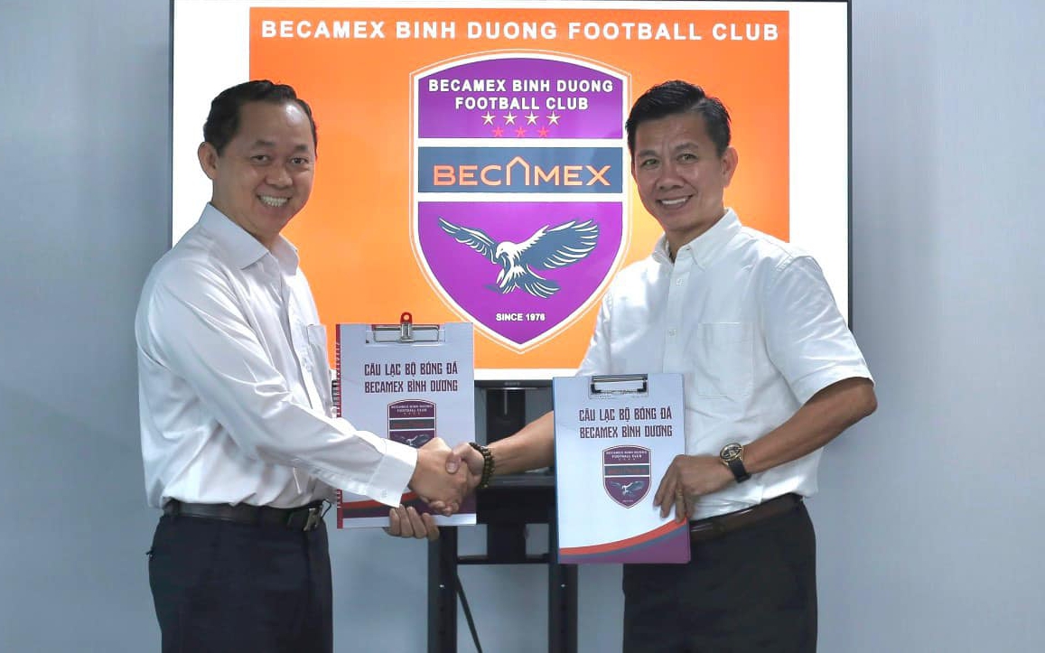 HLV Hoàng Anh Tuấn chính thức dẫn dắt CLB B.Bình Dương
