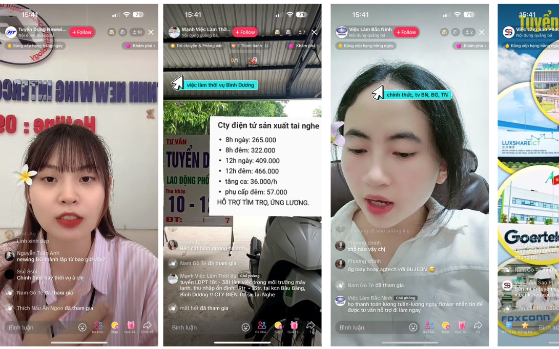 Doanh nghiệp đua nhau livestream tuyển dụng