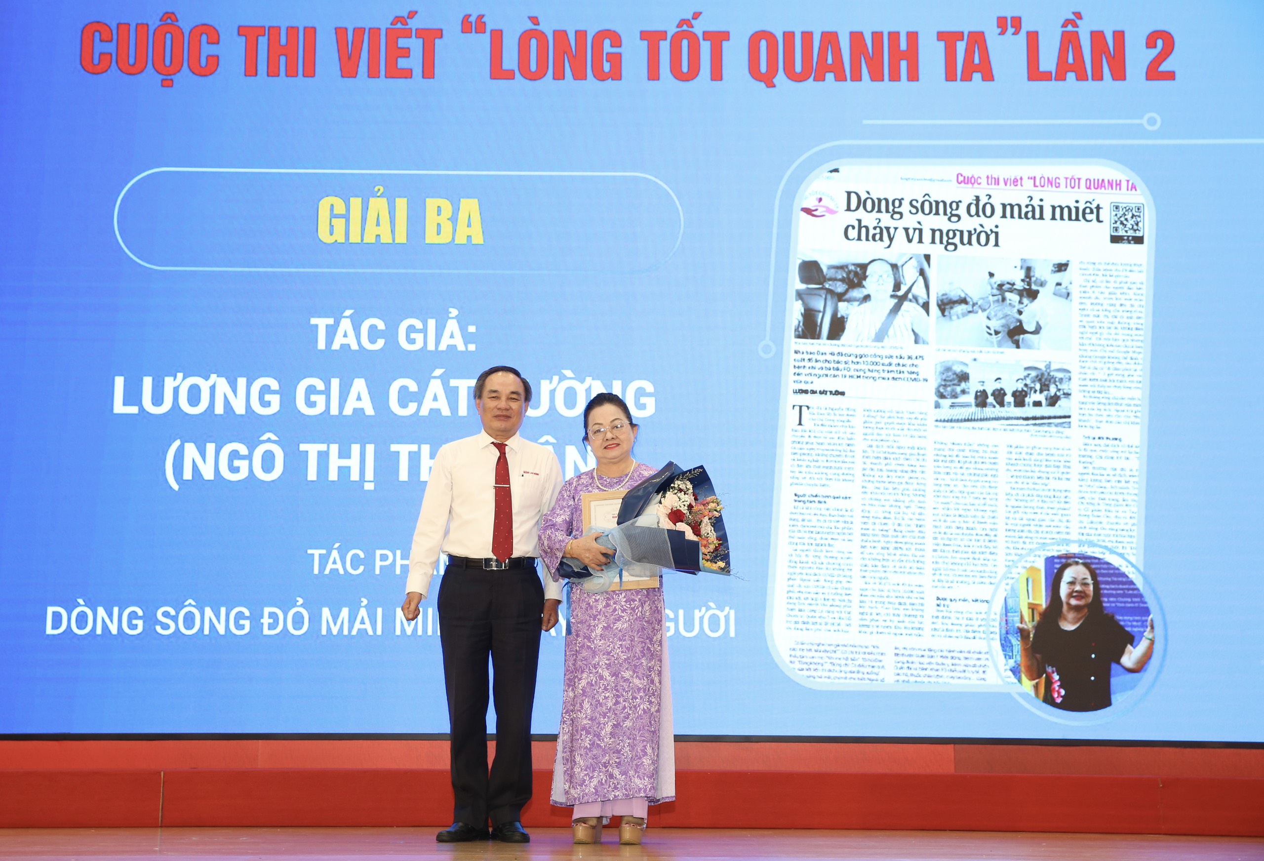 Báo Người Lao Động trao giải cuộc thi viết "Lòng tốt quanh ta"- Ảnh 3.