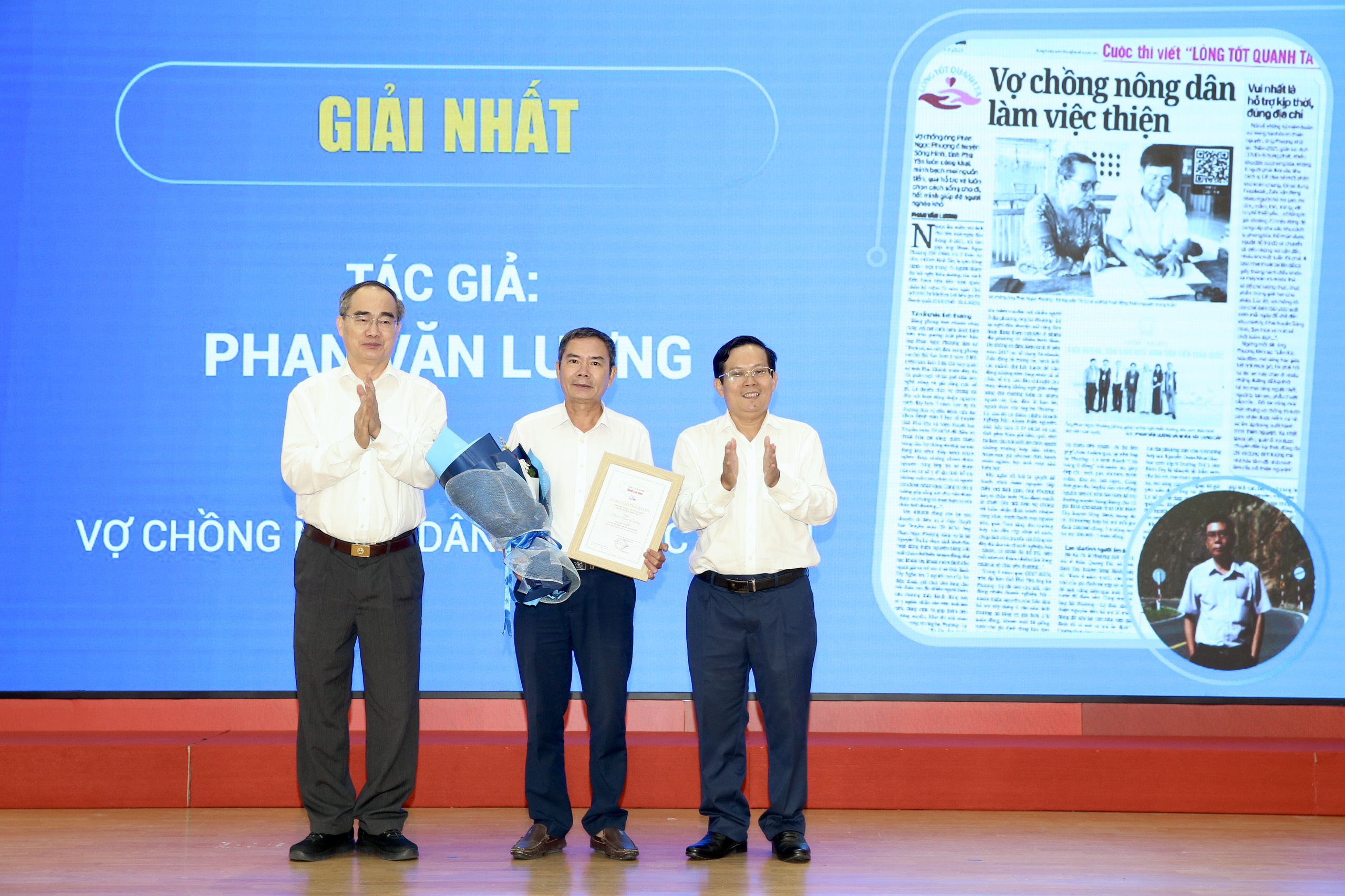 Báo Người Lao Động trao giải cuộc thi viết "Lòng tốt quanh ta"- Ảnh 4.