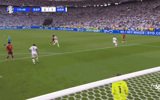 Clip Euro 2024: Đ&aacute;nh bại Đức, T&acirc;y Ban Nha ki&ecirc;n cường v&agrave;o b&aacute;n kết