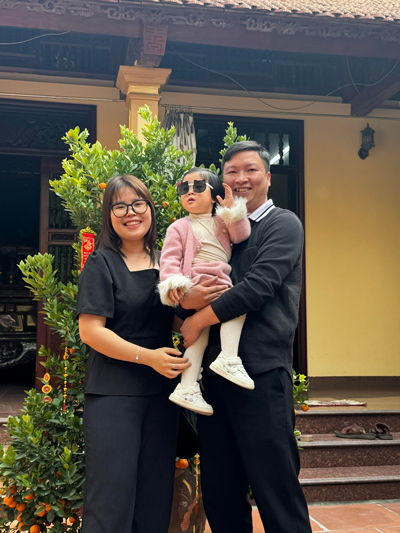 Gia đ&igrave;nh nhỏ l&agrave; nguồn cổ vũ lớn lao cho c&ocirc; g&aacute;i 9x nỗ lực kh&ocirc;ng ngừng