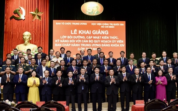 50 cán bộ quy hoạch Trung ương khóa XIV tham dự lớp bồi dưỡng kiến thức