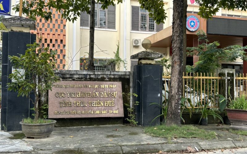 Cục trưởng Cục Thi hành án dân sự Thừa Thiên - Huế bị kỷ luật