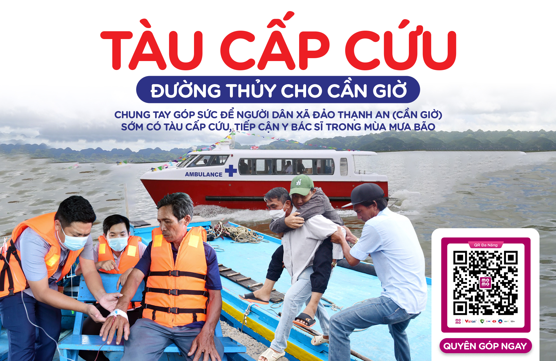 MoMo đồng h&agrave;nh c&ugrave;ng dự &aacute;n "T&agrave;u cấp cứu đường thủy cho Cần Giờ"- Ảnh 1.
