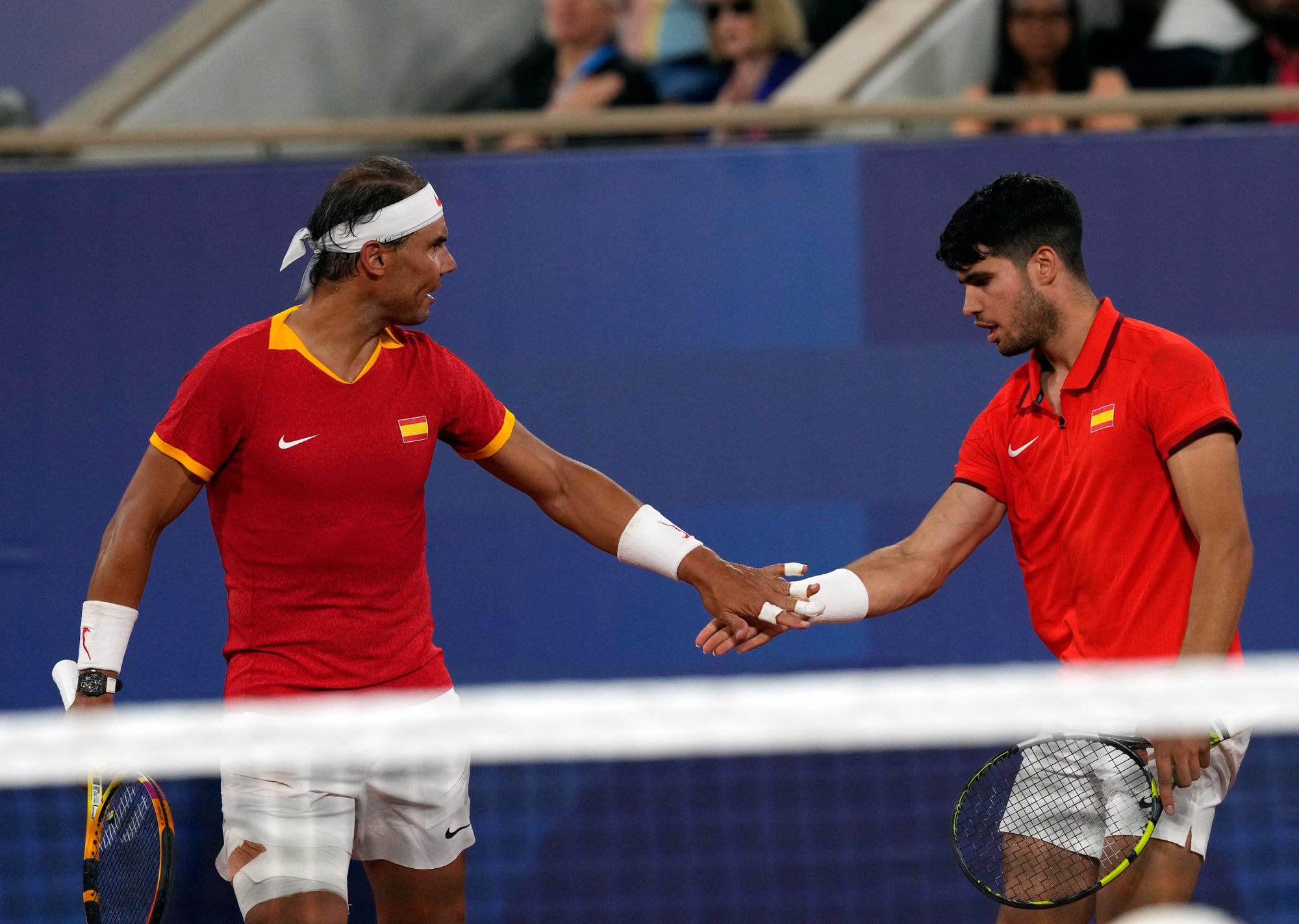 Olympic 2024: Nadal - Alcaraz dừng bước ở tứ kết, kh&eacute;p lại giấc mơ tranh HCV- Ảnh 1.