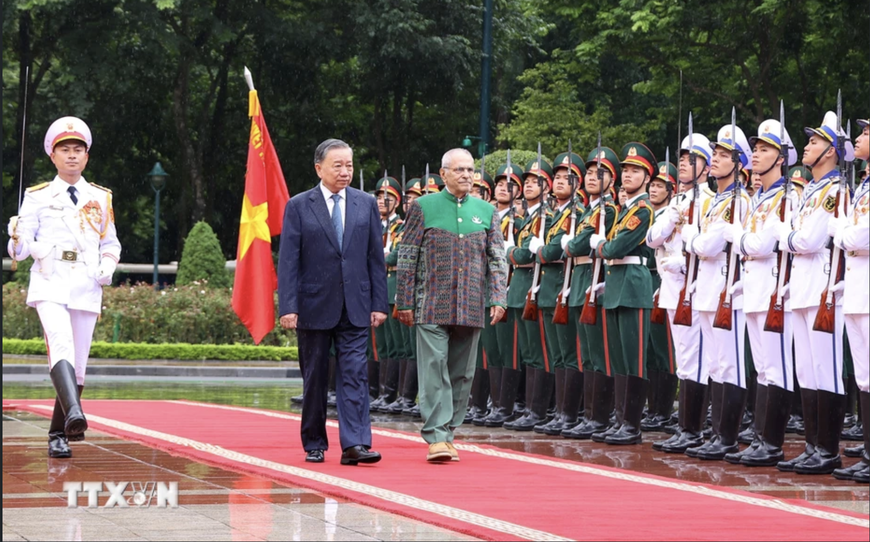 Chủ tịch nước Tô Lâm chủ trì lễ đón Tổng thống Timor Leste- Ảnh 3.
