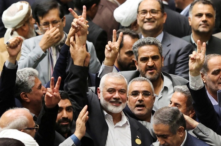 Thủ lĩnh Hamas Ismail Haniyeh thiệt mạng khi đang l&agrave;m kh&aacute;ch ở thủ đ&ocirc; Tehran của Iran ng&agrave;y 31-7. Ảnh: Reuters