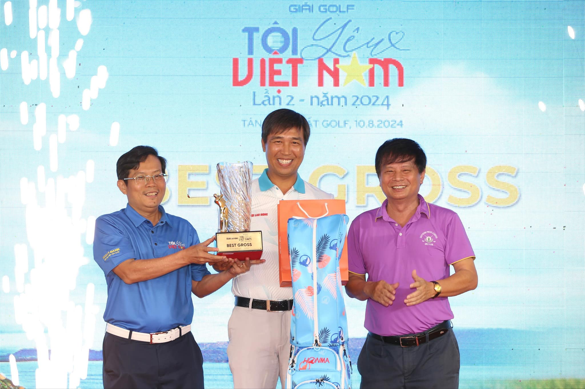 Golf thủ nói gì khi đoạt Best gross ở Giải Golf