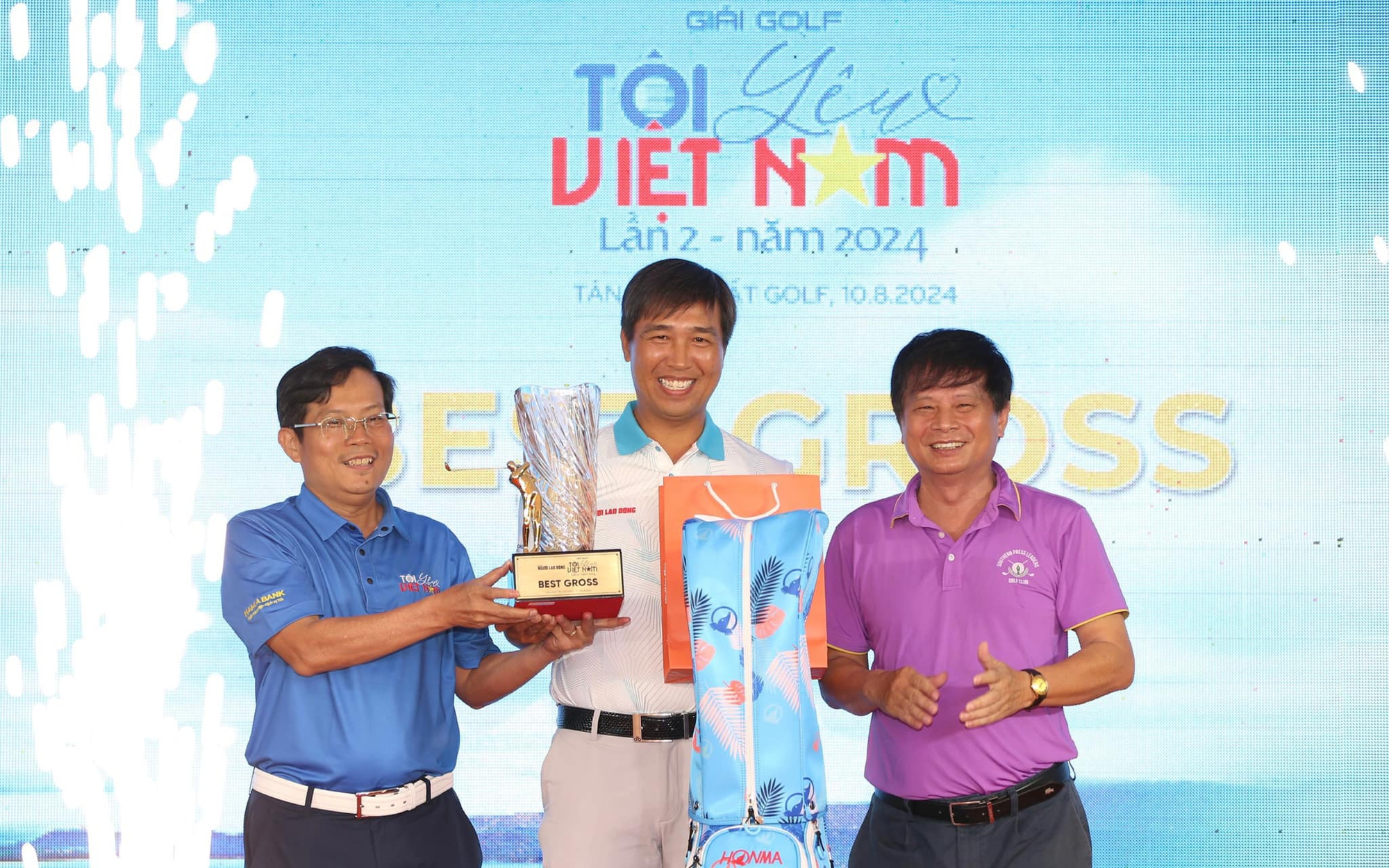 Golf thủ đoạt giải Best gross ở Giải Golf "Tôi yêu Việt Nam" lần 2 - năm 2024 nói gì?