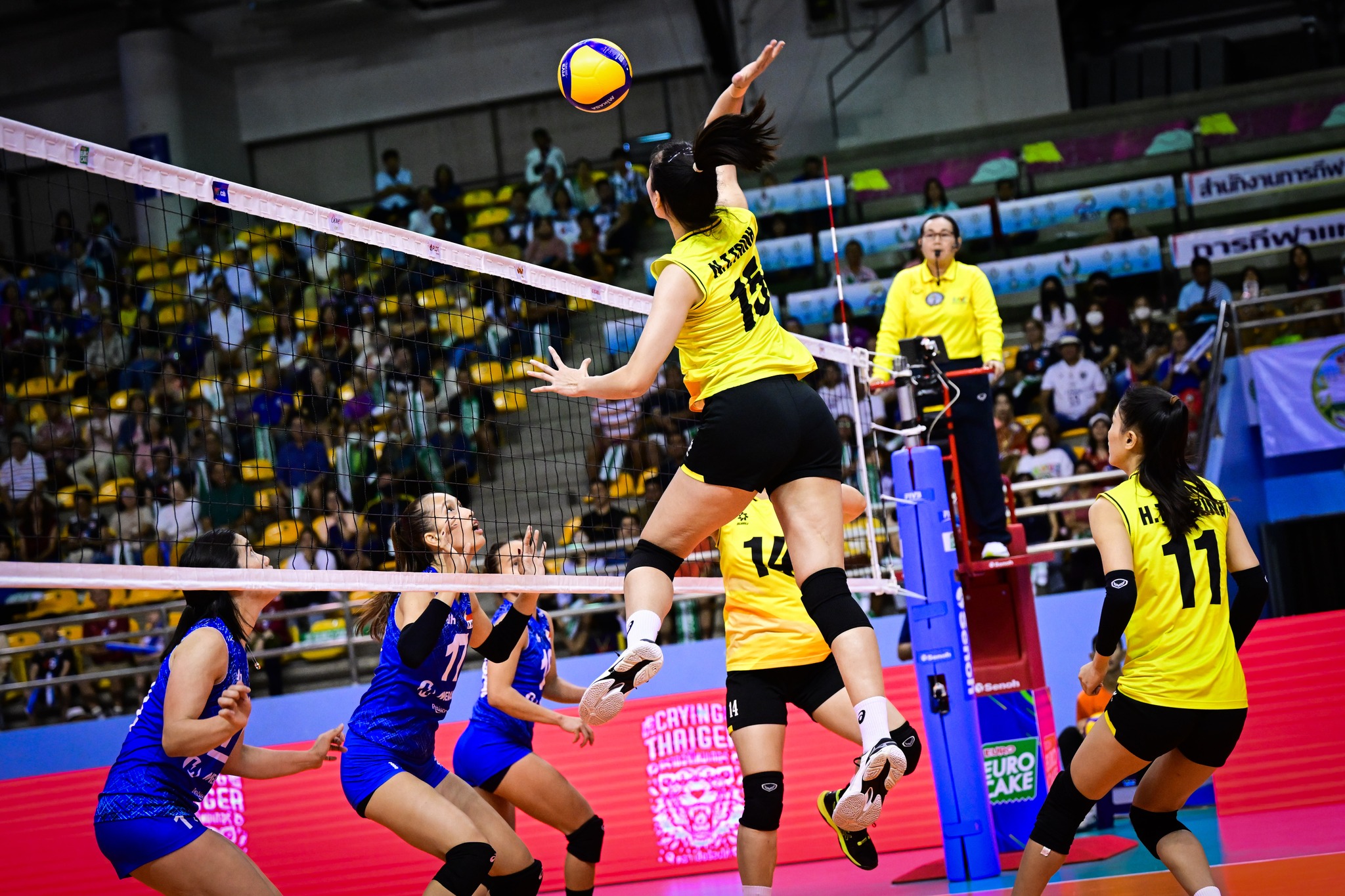 Tuyển b&oacute;ng chuyền Việt Nam lần thứ nh&igrave; li&ecirc;n tiếp v&agrave;o chung kết nữ SEA V-League- Ảnh 3.