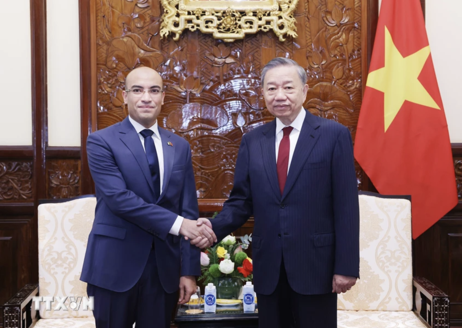 Những h&igrave;nh ảnh Tổng B&iacute; thư, Chủ tịch nước T&ocirc; L&acirc;m tiếp Đại sứ c&aacute;c nước tr&igrave;nh Quốc thư- Ảnh 6.