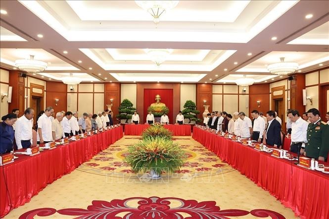 Tổng B&iacute; thư, Chủ tịch nước T&ocirc; L&acirc;m chủ tr&igrave; Hội nghị gặp mặt l&atilde;nh đạo, nguy&ecirc;n l&atilde;nh đạo Đảng, Nh&agrave; nước- Ảnh 1.