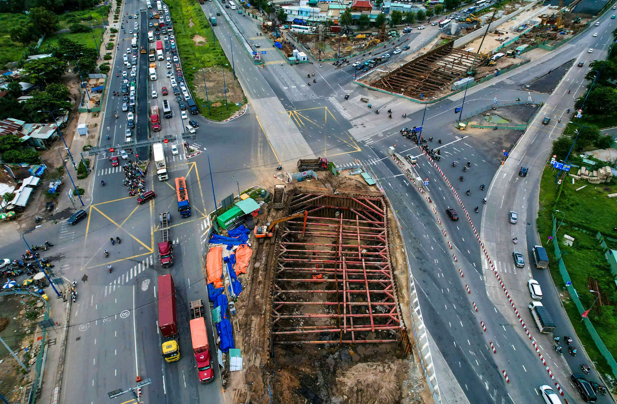 Dự &aacute;n n&uacute;t giao An Ph&uacute; ở cửa ng&otilde; ph&iacute;a Đ&ocirc;ng TP HCM khởi c&ocirc;ng cuối năm 2022 với tổng mức đầu tư hơn 3.400 tỉ đồng. Ảnh: HO&Agrave;NG TRIỀU