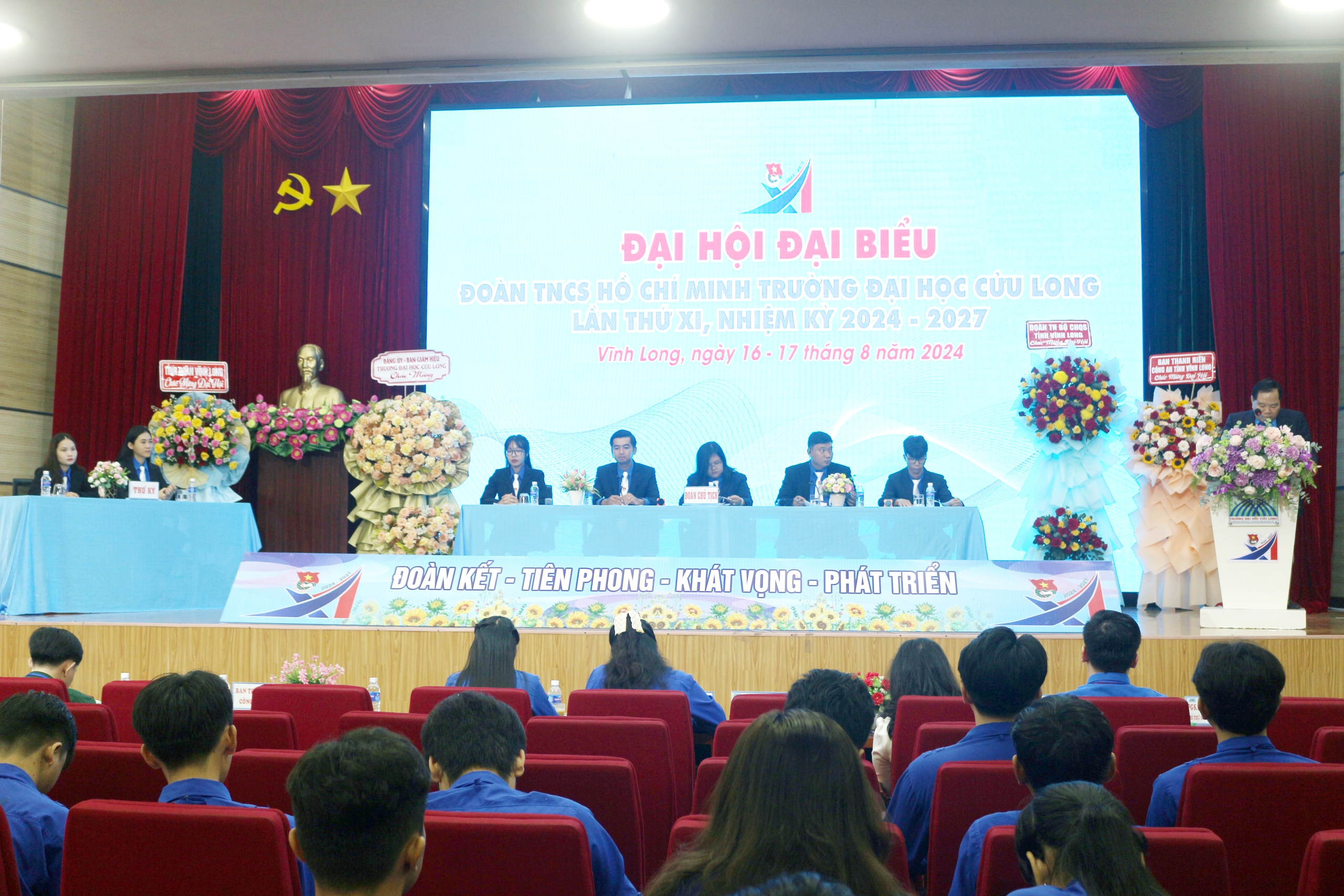 Đại hội Đo&agrave;n Trường ĐH Cửu Long lần thứ XI th&agrave;nh c&ocirc;ng tốt đẹp- Ảnh 1.