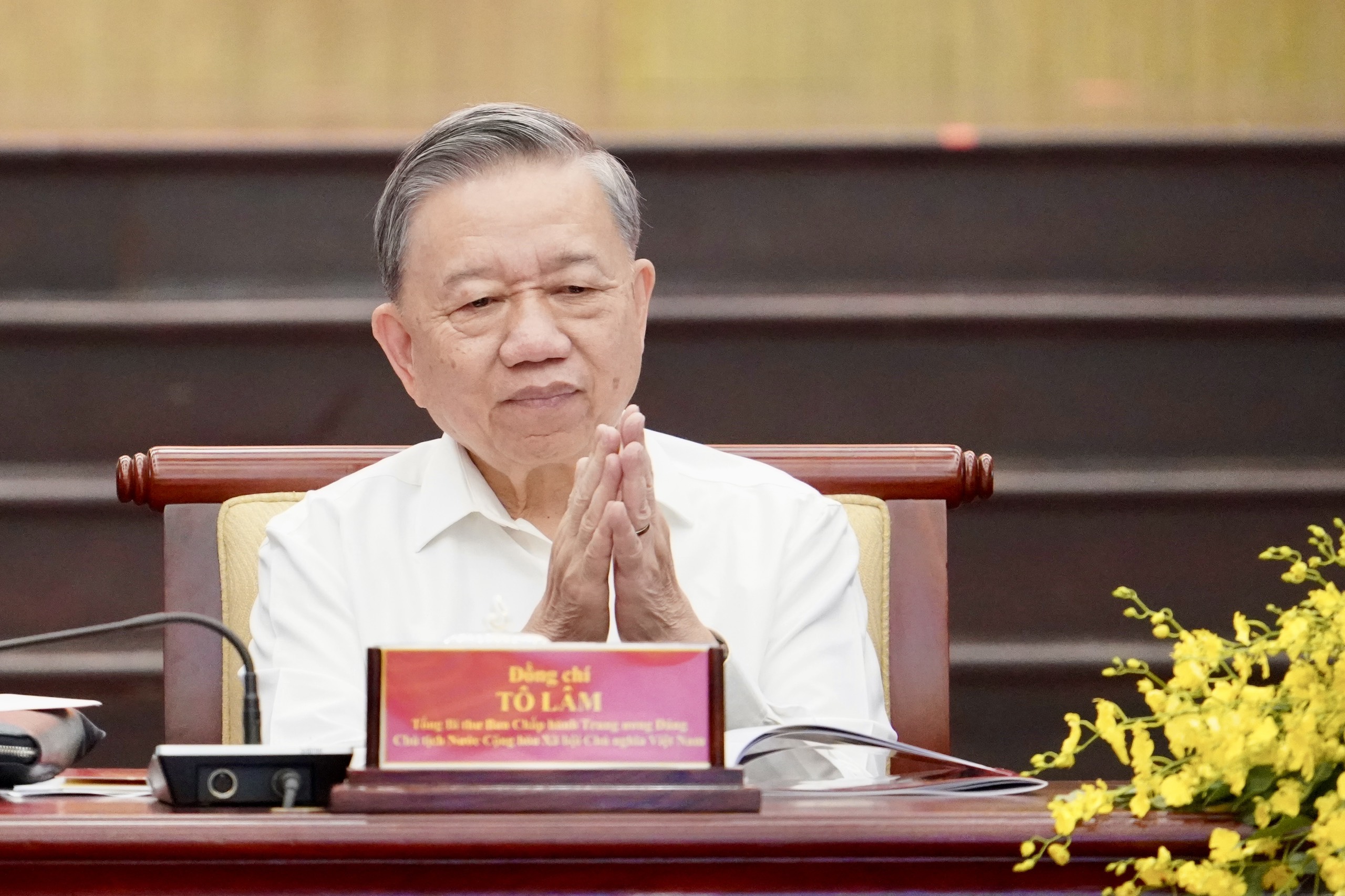 Phóng sự ảnh: Toàn cảnh ngày làm việc của Tổng Bí thư, Chủ tịch nước Tô Lâm tại TPHCM- Ảnh 15.