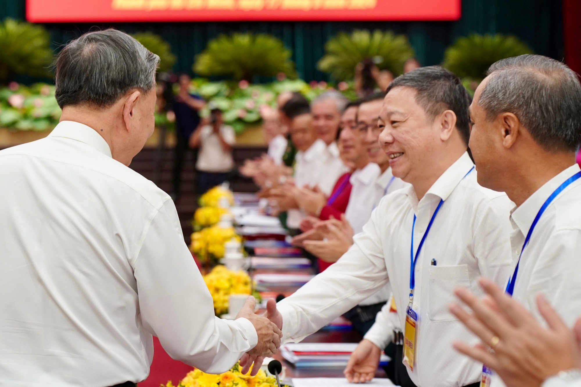 Tổng B&iacute; thư, Chủ tịch nước T&ocirc; L&acirc;m thăm v&agrave; l&agrave;m việc với Th&agrave;nh ủy TP HCM- Ảnh 3.
