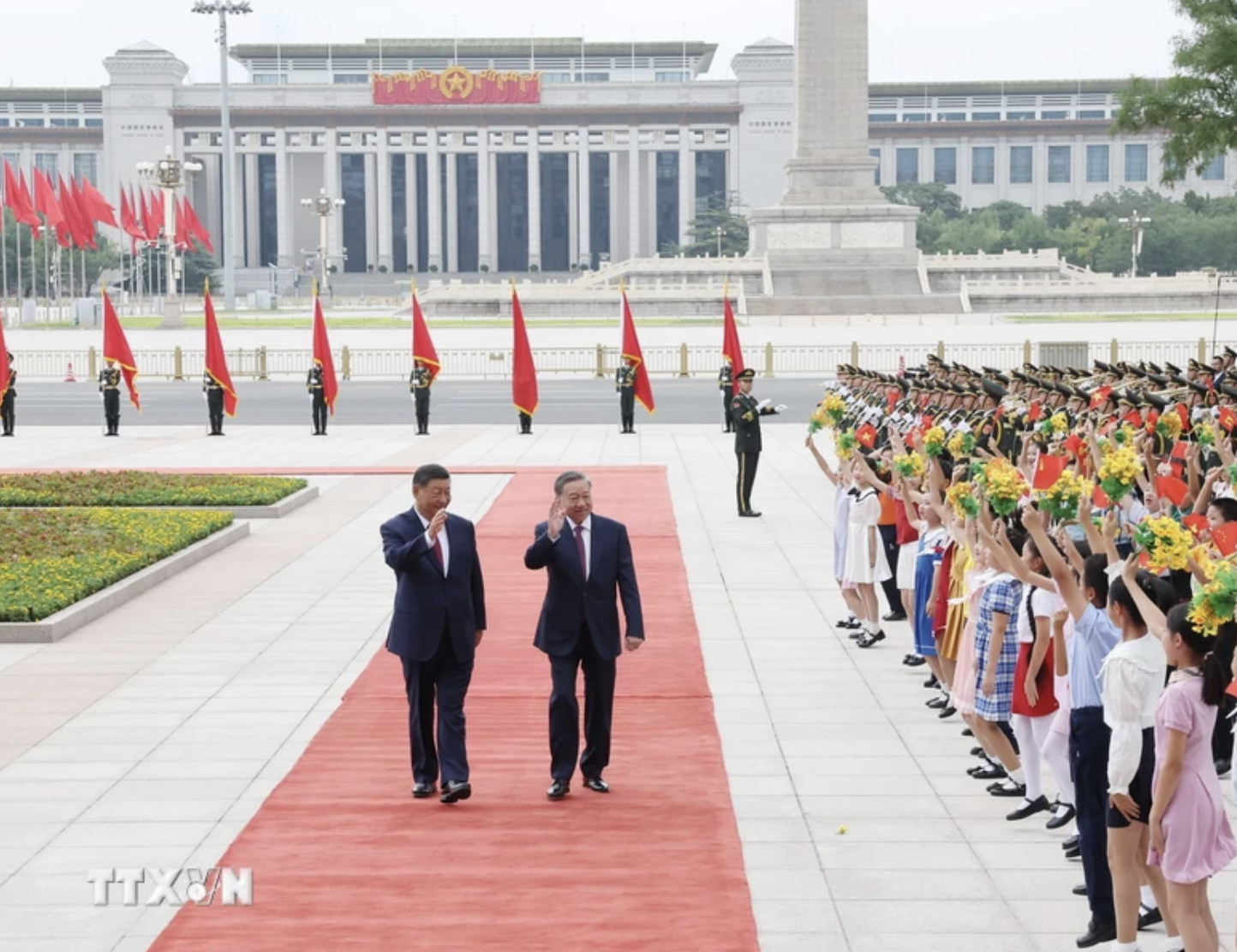 Trung Quốc bắn 21 ph&aacute;t đại b&aacute;c ch&agrave;o mừng Tổng B&iacute; thư, Chủ tịch nước T&ocirc; L&acirc;m- Ảnh 7.