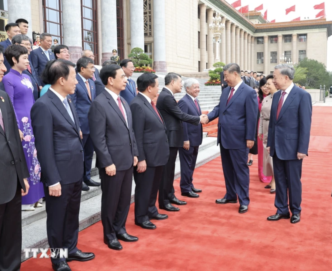 Trung Quốc bắn 21 ph&aacute;t đại b&aacute;c ch&agrave;o mừng Tổng B&iacute; thư, Chủ tịch nước T&ocirc; L&acirc;m- Ảnh 8.