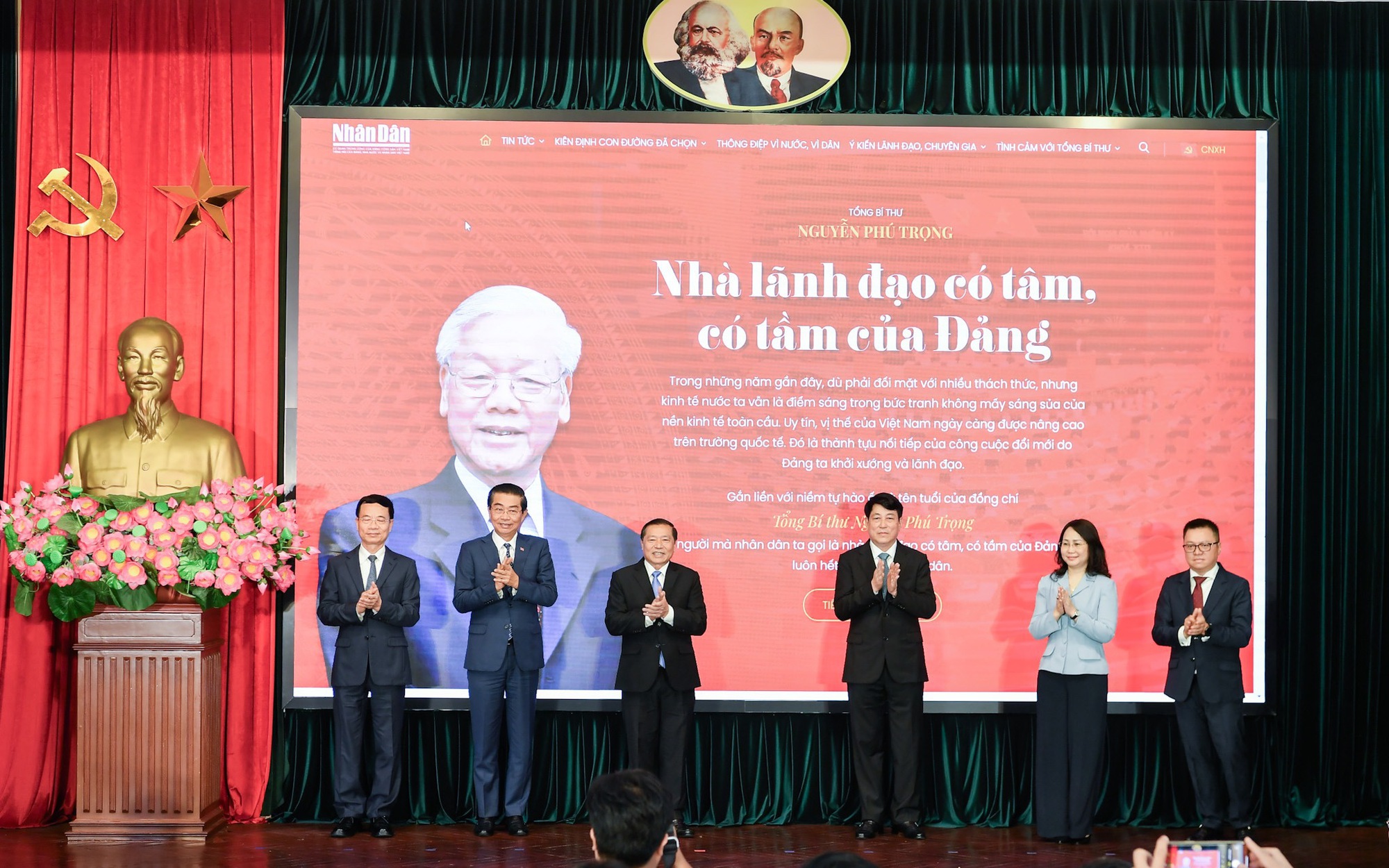 Ra mắt trang thông tin đặc biệt về Tổng Bí thư Nguyễn Phú Trọng