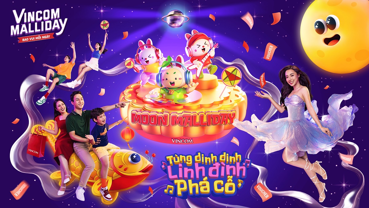 Vincom khởi động Lễ hội Trung thu 2024 "Moon Malliday - Tùng dinh dinh, Linh đình phá cỗ"- Ảnh 1.