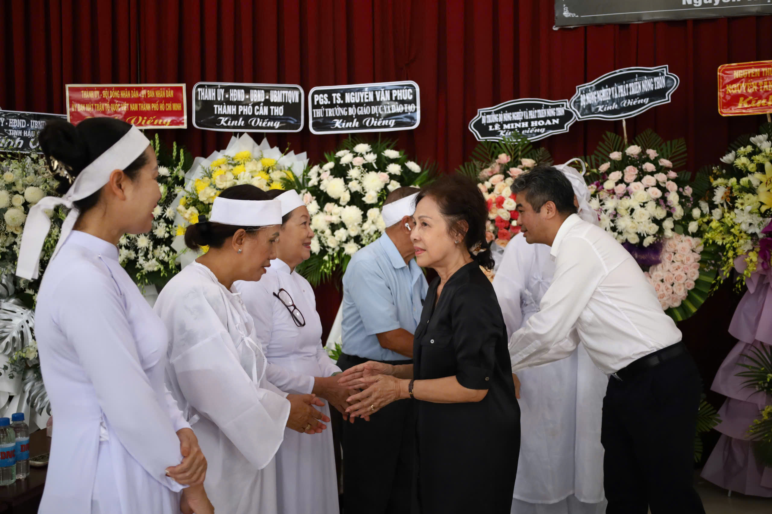 Nhiều người xếp h&agrave;ng d&agrave;i b&ecirc;n đường tiễn đưa GS-TS V&otilde; T&ograve;ng Xu&acirc;n- Ảnh 18.