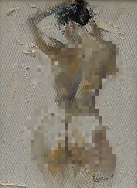 Nữ họa sĩ với tranh nude đầy cảm x&uacute;c- Ảnh 4.