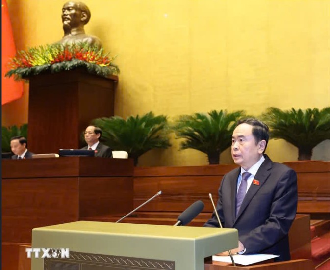 Những h&igrave;nh ảnh Tổng B&iacute; thư, Chủ tịch nước T&ocirc; L&acirc;m dự Kỳ họp bất thường lần thứ 8, QH kh&oacute;a XV- Ảnh 7.