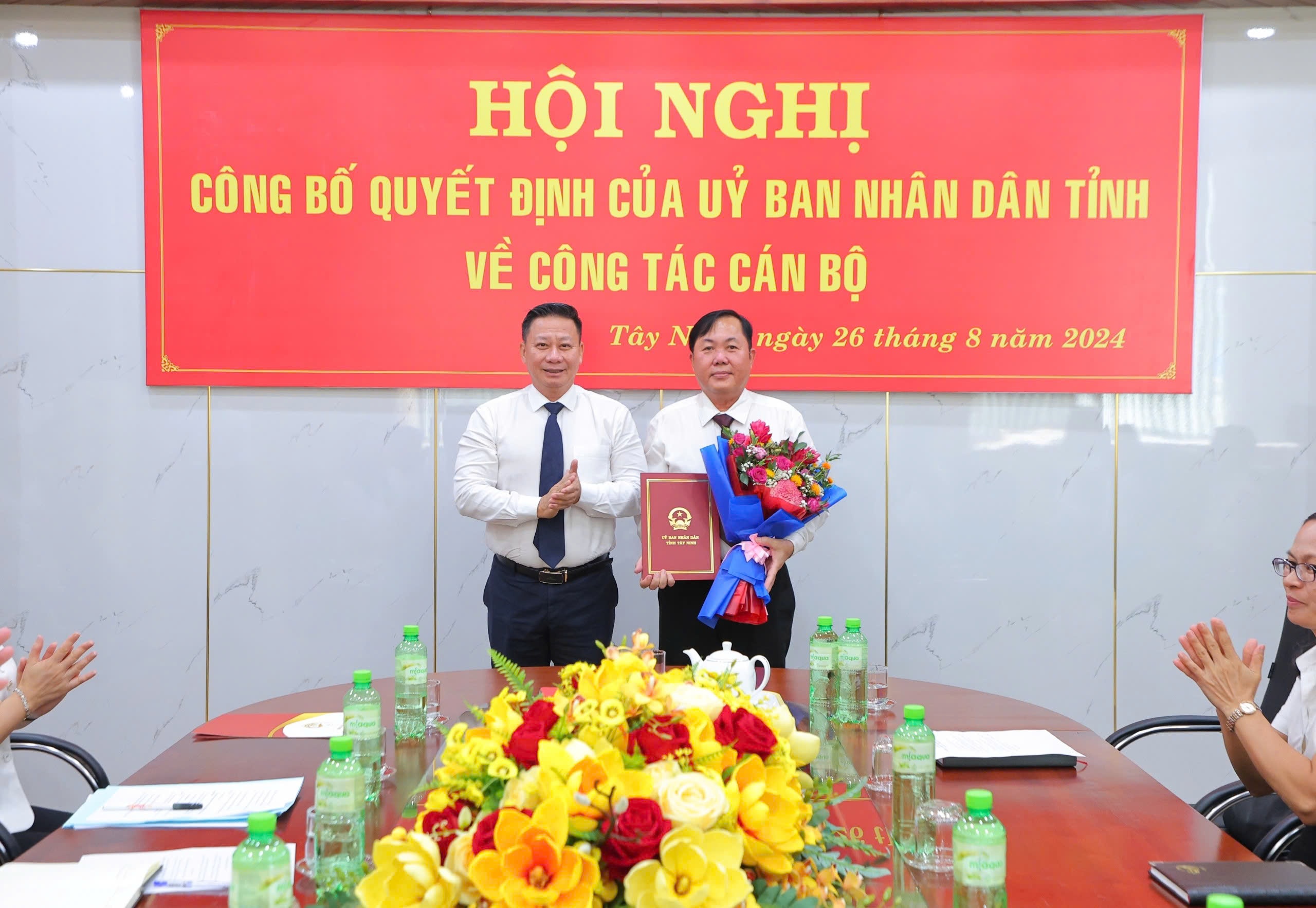 T&acirc;y Ninh c&ocirc;ng bố quyết định c&aacute;n bộ - Ảnh 2.