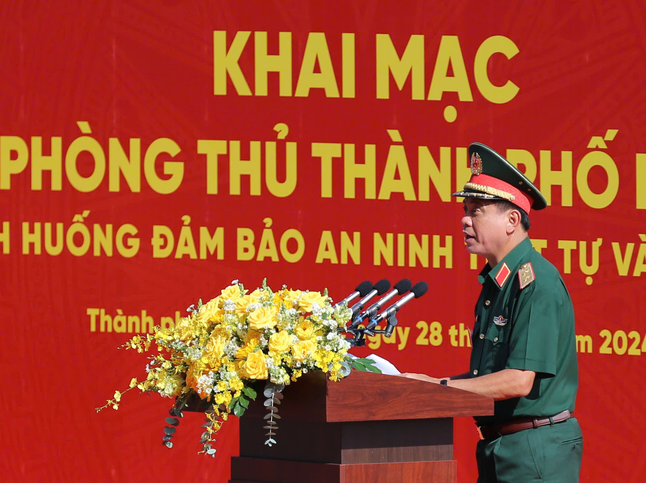 Diễn tập Khu vực ph&ograve;ng thủ TP HCM năm 2024- Ảnh 2.